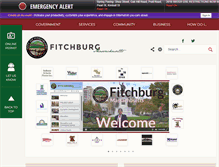 Tablet Screenshot of fitchburgma.gov